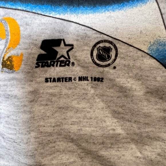 Pittsburgh Penguins Back to Back Stanley Cup Champs 1991/92 XL Single Stitch Tee - Picture 4 of 7